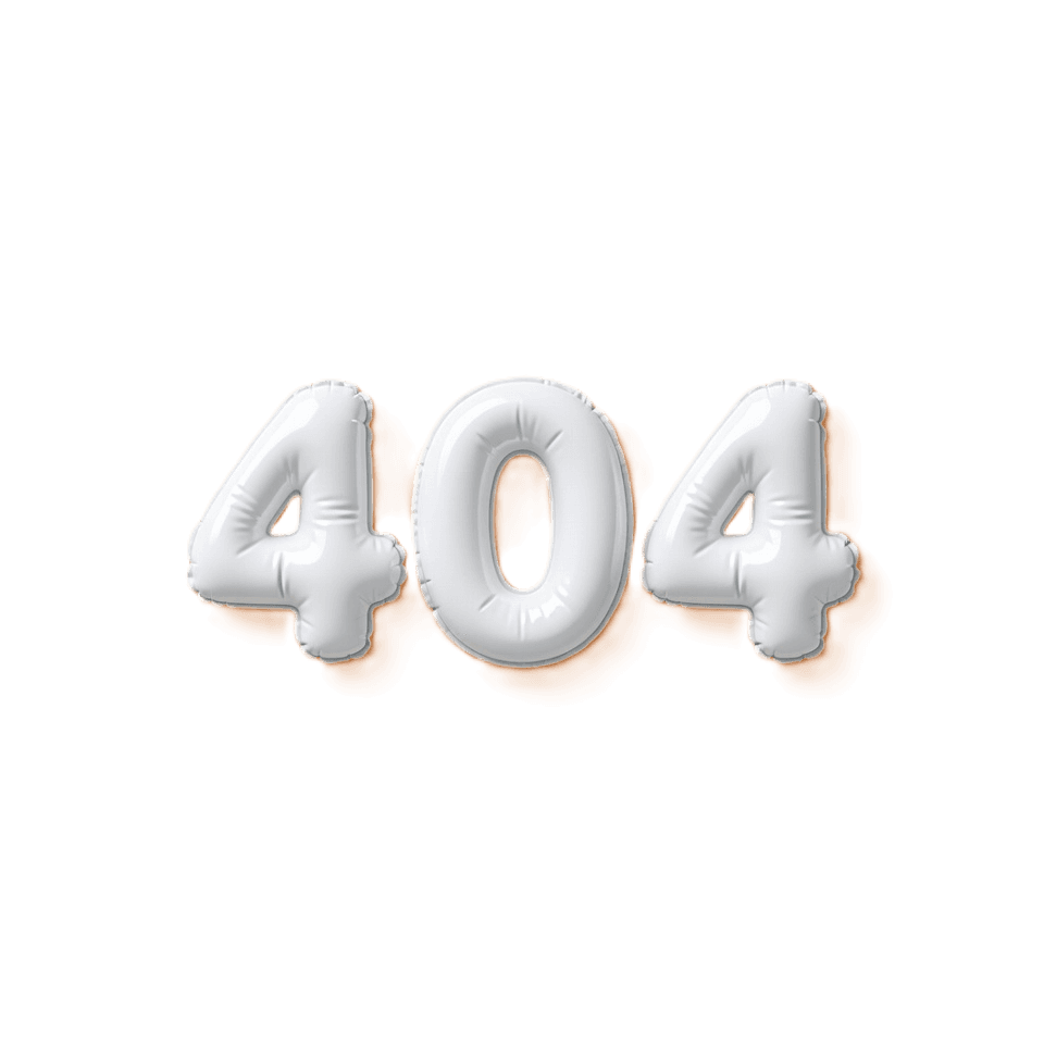 404 silver metallic balloons